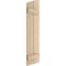 Ekena Millwork Smooth 2 Board Joined Board-n-Batten w/Elliptical Top Faux Wood Shutters, 11W x 30H, PR SHUBJL11X30SMPR - alternate 8